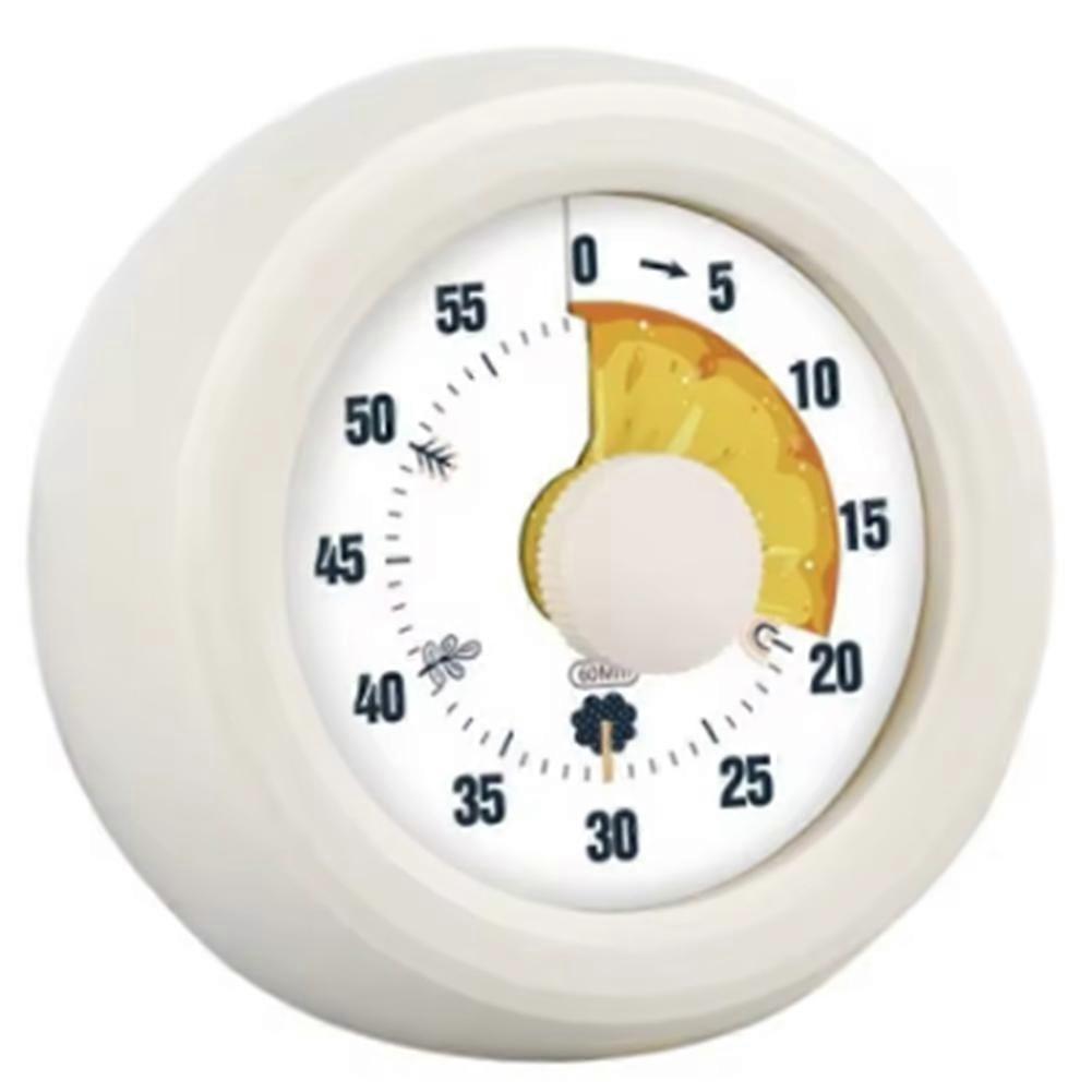 Zeitmanager – Visueller 60-minuten-timer Für Kochen Und Selbstdisziplin (weiß)