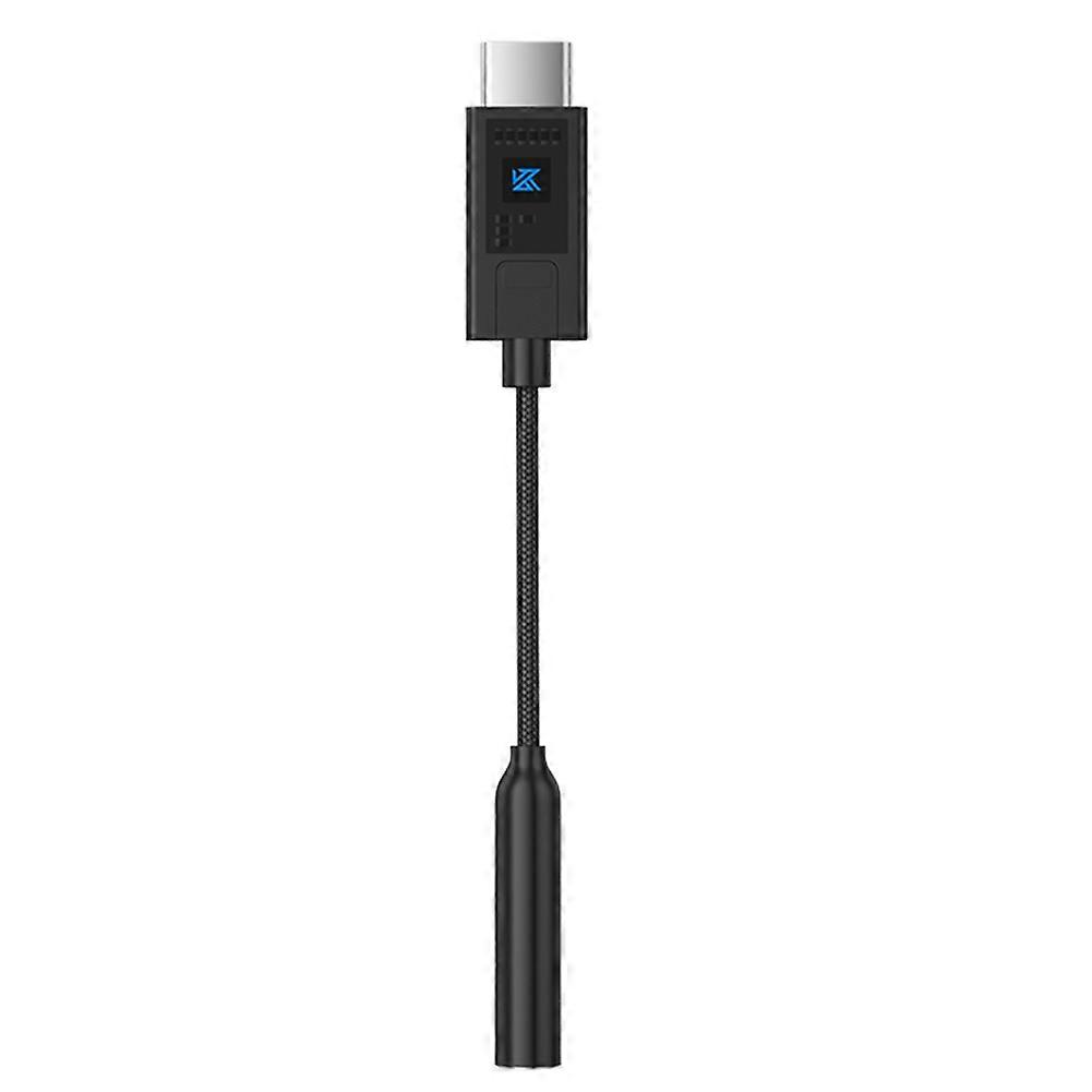 Kz-am02 Tragbarer Digital-analog-wandler Mit Dekodierungsverstärker, Usb-c-auf-3,5-mm-audioadapter Und 4-stufigem Professionellem Equalizer