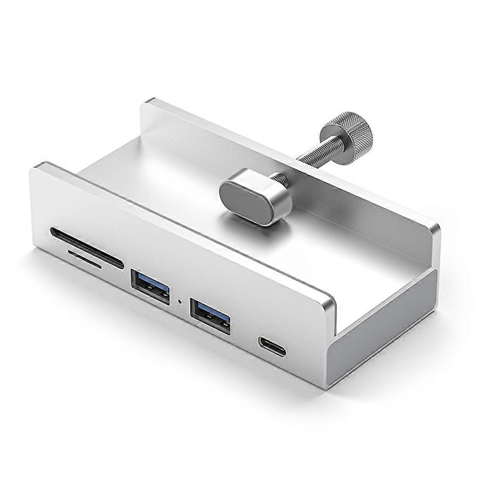 Aufsteckbarer Usb 3.0-hub, Usb-dockingstation, Usb 3.0-multi-splitter-adapter, 5-gbit/s-hochgeschwindigkeitsadapter Für Pc Und Laptop (silber)