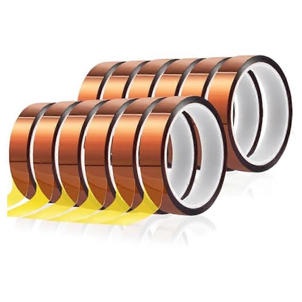 Heißsiegelfähiges Sublimationstransferband, Hitzebeständig, Selbstklebend, Rückstandsfrei, 12 Rollen À 20 Mm X 33 M (108 Ft)