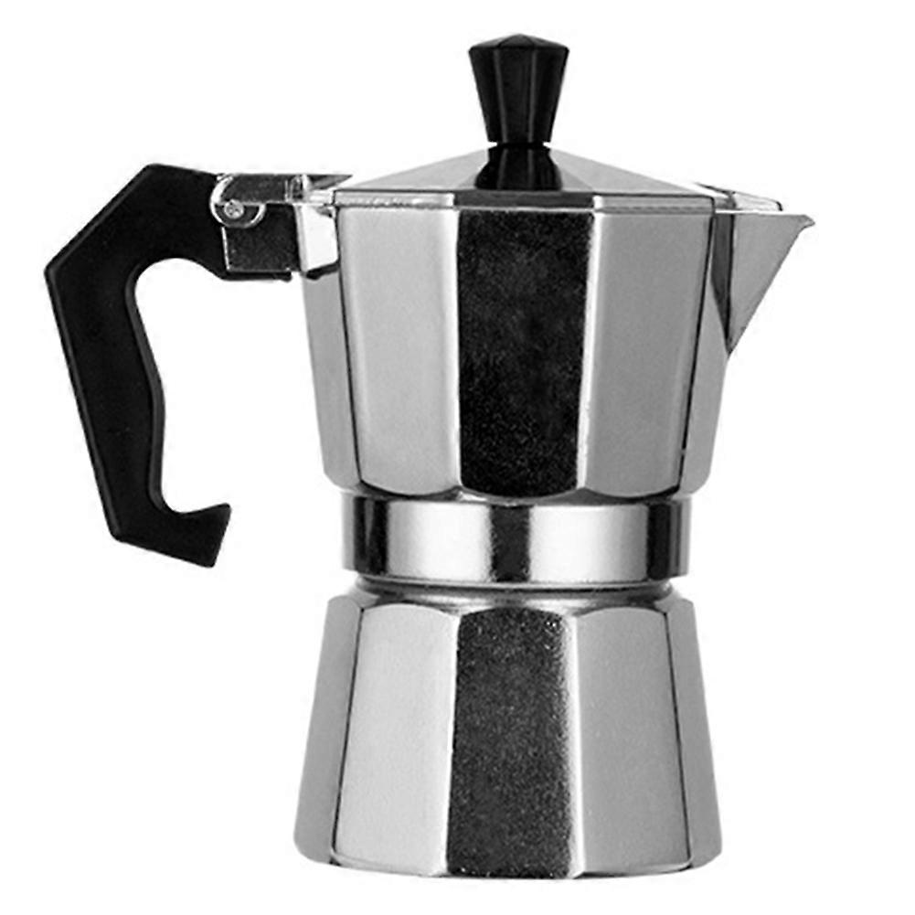 Italienische Kaffeemaschine Aus Aluminium, Espressomaschine, Kaffeemaschine Für Zuhause, Kleine Achteckige Kaffeemaschine Fürs Büro.