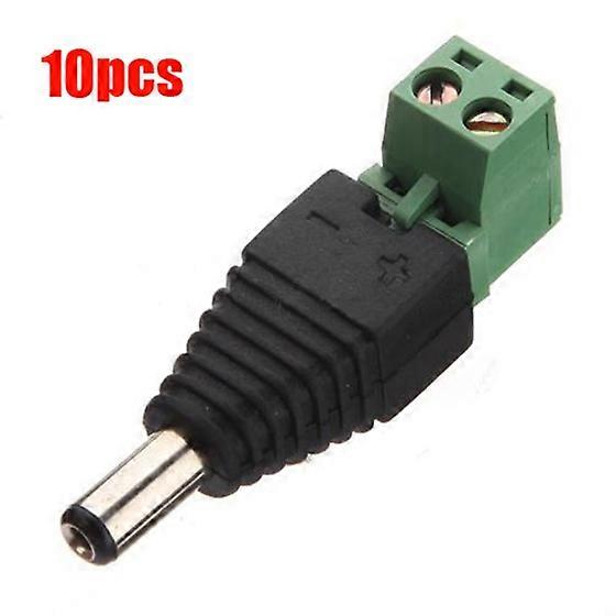 10-mm-dc-stecker (5,5 Mm X 2,1 Mm) Für Cctv-dvr-kamera