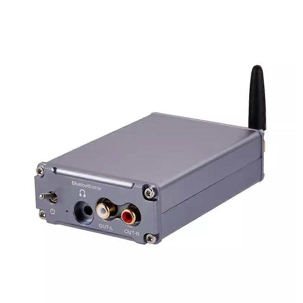 Qcc5125 Es9039q2m Verlustfreier Hifi-decoder, Hd Bluetooth 5.0, Drahtlos-empfängeradapter, Digital-analog-wandler (dac), Dekodierung, 12-v-gleichstromnetzteil, Grau