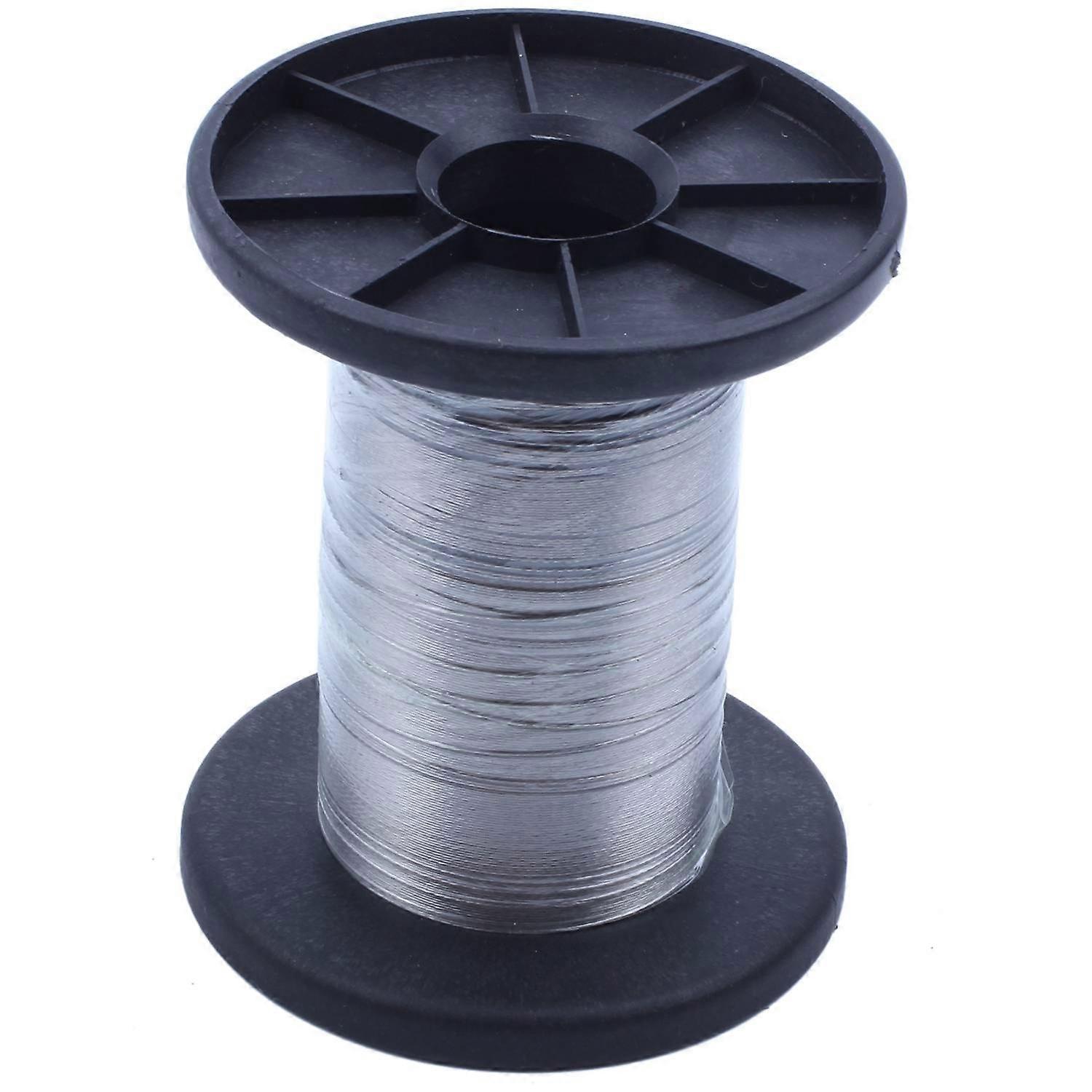 Spule Mit 304 Edelstahldraht, Massiver Strang, Blanker, Harter Draht, 30 M, 0,3 Mm²
