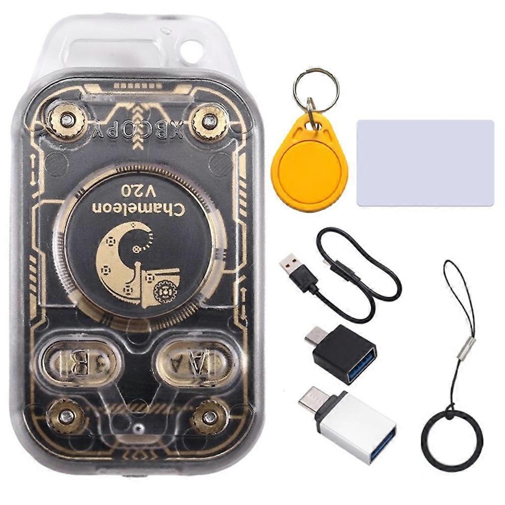 Chameleon V2.0 Rfid-chip-lesegerät, Nfc-emulator, Duplikator + Uid, Schlüsselanhänger-/kartenleser, 125k/13,56m-kartendekodierung, Chameleon Ultra