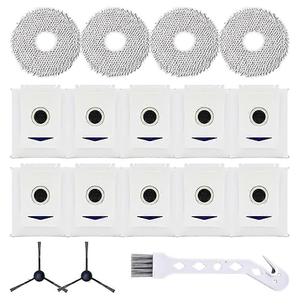 Ersatzteile Für Den Ecovacs Deebot T30 Omni / T30 Pro Omni Saugroboter: Seitenbürste, Reinigungstuch Und Staubbeutel