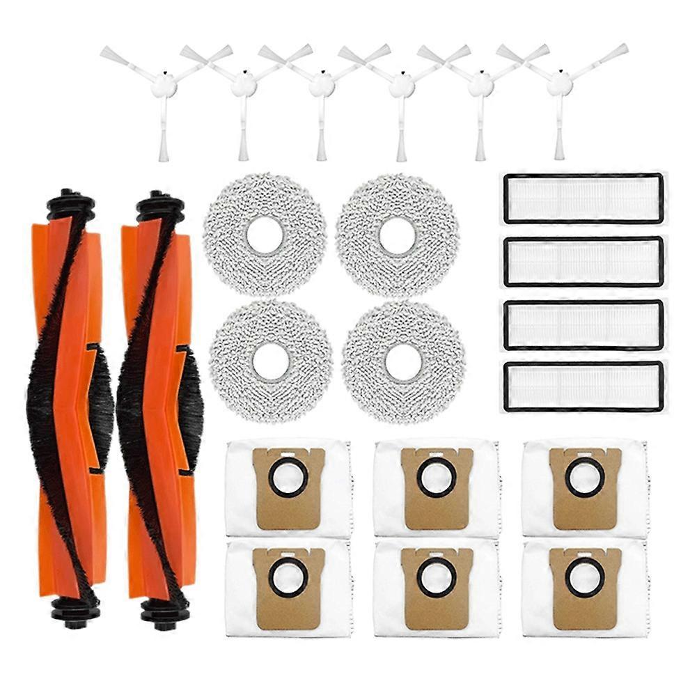 Zubehör Und Ersatzteile Für Den Xiaomi X10+ / X20+ / X20 Plus Saugroboter: Hauptbürste, Reinigungstuch, Staubbeutel Und Filter.