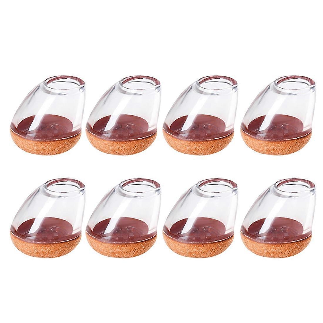 Set Mit 8 Diagonalen Filzgleitern Für Stuhlbeine, Rutschfest Und Abriebfest, Schutz Vor Kratzern Und Schrammen