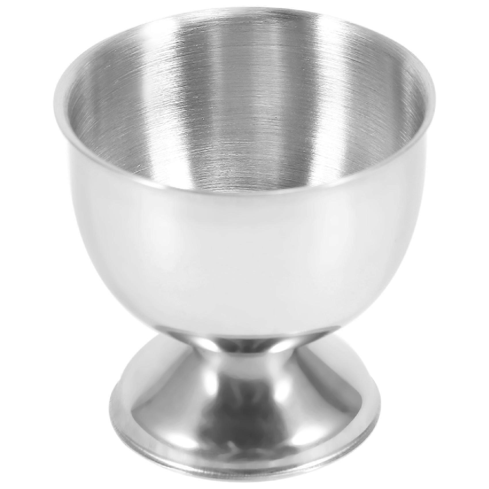 Eierbecher, Eierablage Aus Edelstahl Für Weichgekochte Eier, Spülmaschinenfester Ständer (4er-set)