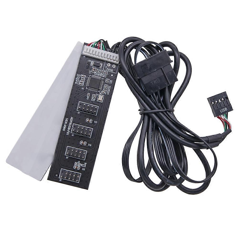 9-poliger Usb 2.0-anschluss, Usb 1 Auf 4 Stecker Mainboard-adapter, Interner 9-poliger Usb-port-multiplikator.