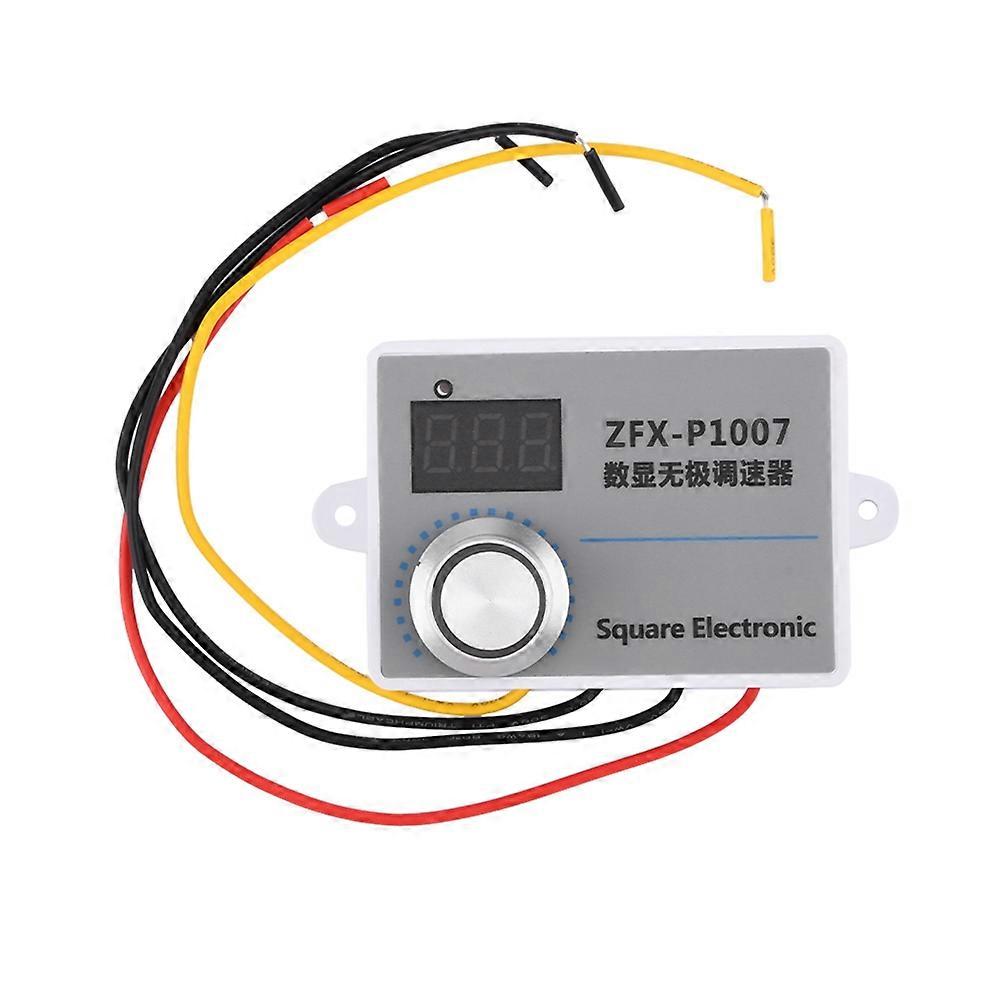 Einstellbarer Drehzahlregler 500w 220v Mit Digitalanzeige, Drehzahlreduzierer Und Netzteil.