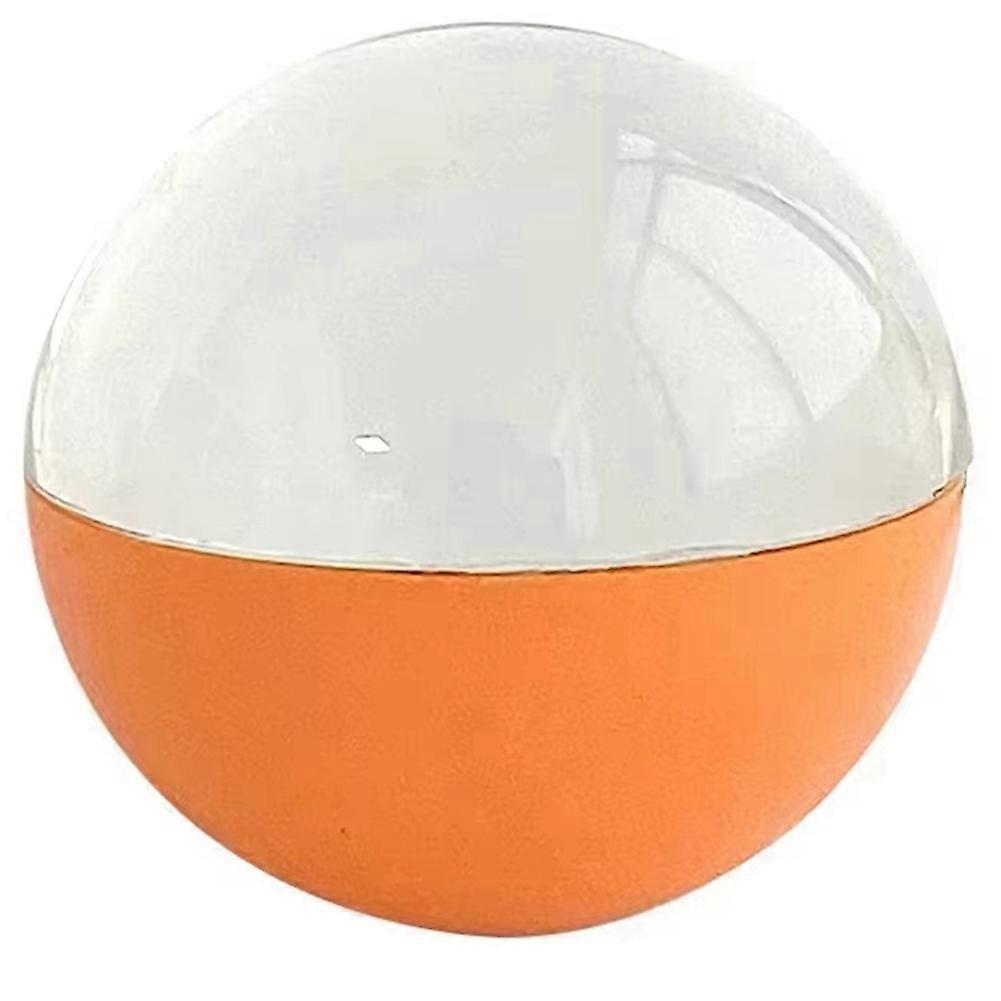 Kreatives 3d-kristallkugel-wlan-upgrade, 3d-kristallkugel-videoplayer, Teilen, Ball-videoplayer, Orangefarbenes Kristallkugel-video