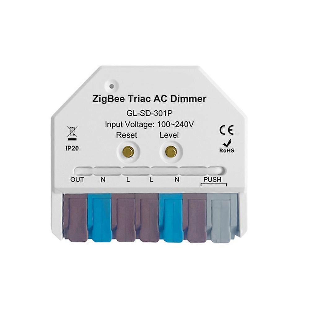 Funk-ein-/ausschalter Mit Zigbee 3.0, Ac/dc-leistungsrelais, Sprachsteuerung Per App, Tuya Smartthings Hub Erforderlich