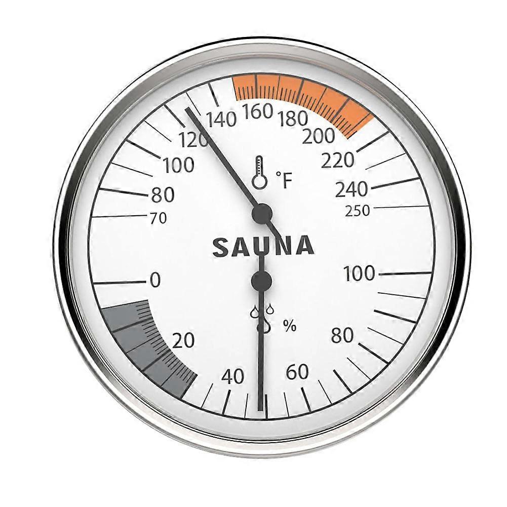 2-in-1-saunathermometer Mit Hygrometer Und Fahrenheit-temperaturanzeige Für Saunen Und Saunaräume. Überwachung Von Luftfeuchtigkeit Und Temperatur In Innenräumen.