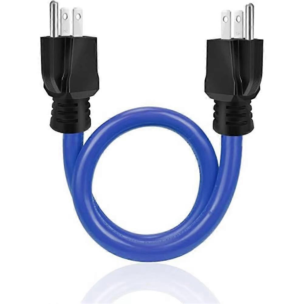 Dreifach-verlängerungskabel (stecker Auf Stecker) Für Umschalter, Doppelstecker 5-15p 12awg 125v, Generatoradapter Mit Amerikanischem Stecker