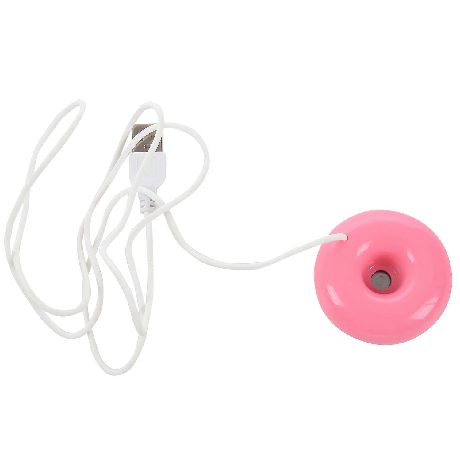 Rosa, Donut-förmige Tisch-/mini-luftbefeuchter, Kreativer Und Innovativer Luftreiniger, Usb-anschluss