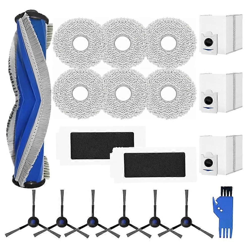 Ersatzteile Für Den Ecovacs Deebot T30s Saugroboter-aufsatz: Hauptbürste, Hepa-filter, Reinigungstuch Und Staubbeutel.
