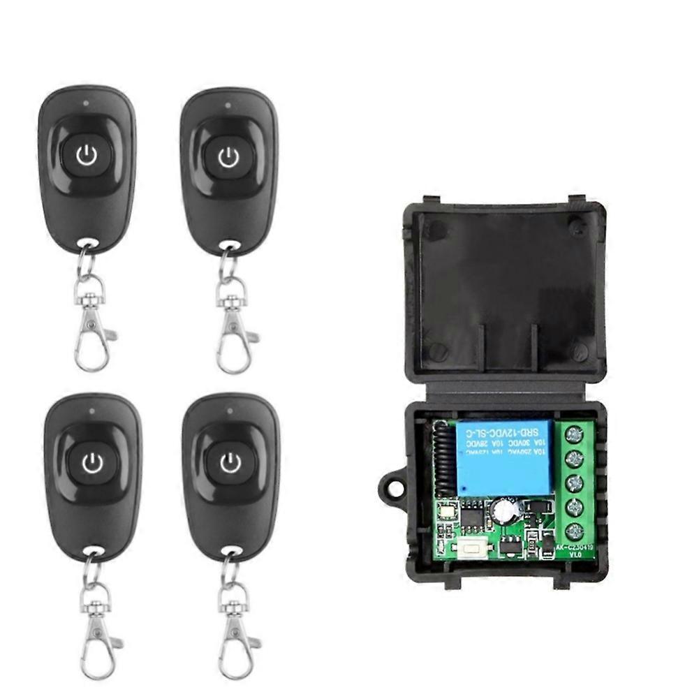 Universelle 433-mhz-fernbedienung Für Tore, 12-v-dc-10-a-relaisempfänger Für Garagentor-led