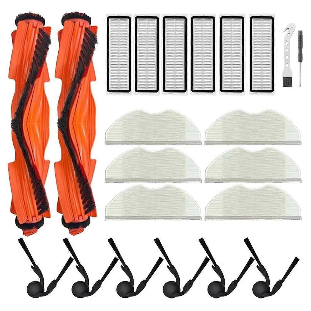 Set Mit 22 Ersatzteilen Für Den Xiaomi S40/ov81 Saugroboter: Hauptbürsten, Filter, Reinigungstücher.