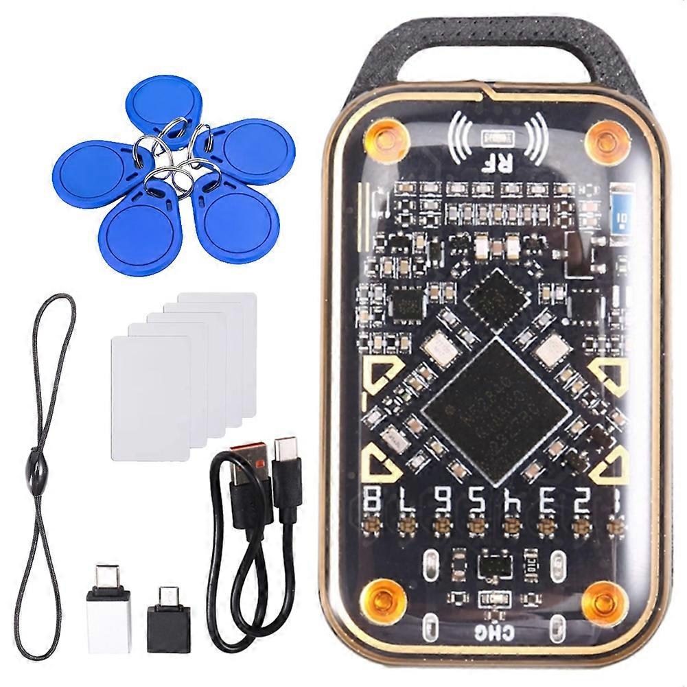 Chameleon Ultra Smartcard-emulator-upgrade + Rfid-chip-lesegerät Für Karten/schlüsselanhänger (5xuid, Nfc-duplikator 125k 13,56m)