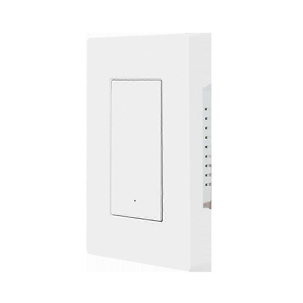 Matter Wifi-smart-wandschalter Mit Einem Einzigen Knopf, Steuerbar Per Knopfdruck, Sprachsteuerung Oder App Für Tuya/google/smartthings.