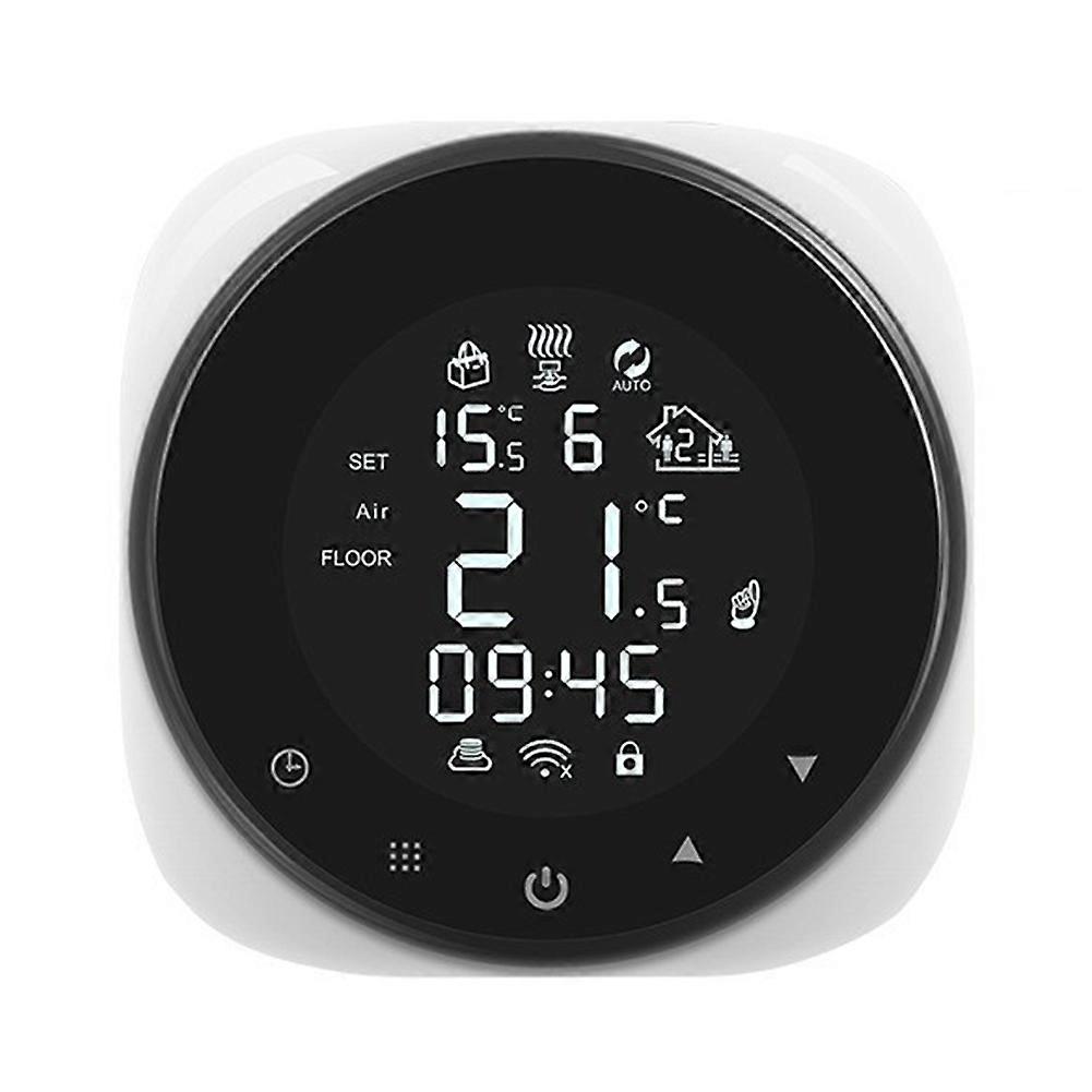 Intelligenter Wi-fi-thermostat Für Elektrische Fußbodenheizung, Sprachsteuerung, Programmierbare Temperatur, Einfache Installation Und Einrichtung.