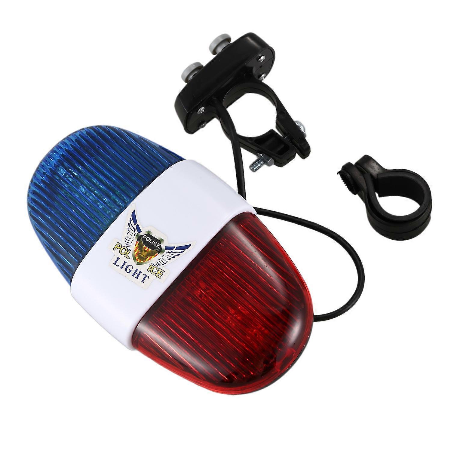 Elektronische Sirene, Hupe Und Blinklicht Mit 4 Tönen Und 6 Leds Für Fahrräder
