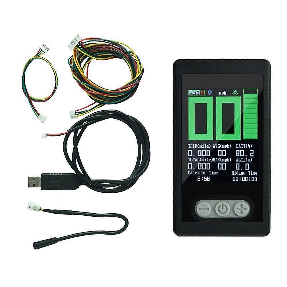 Tachometer Für E-bikes Mit Lcd-bildschirm, Gps, Pas, Ip65 Wasserdicht, Für Das Armaturenbrett Von E-mountainbikes