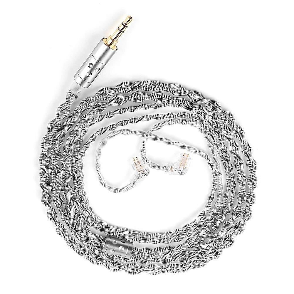 T7 336 Kopfhörer-upgrade-kabel Mit Versilberten Leitern, 3,5-mm-klinkenstecker, 2-poliger Anschluss, Hifi-stereo, 4-adriges Kabel, Mikrofon Nicht Im Lieferumfang Enthalten