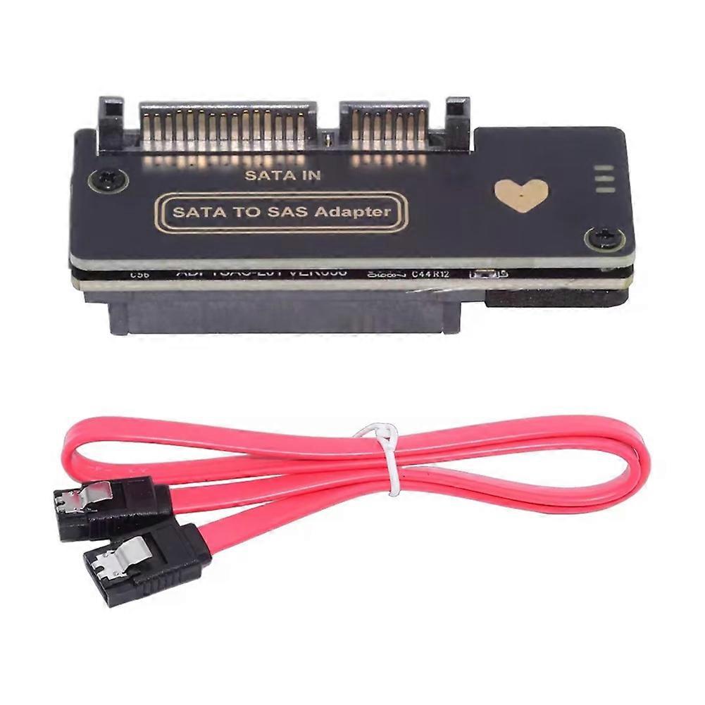 Sata 3.0 Zu Sas Adapterkarte Für 6 Gbit/s Sata (7 Und 15) 22-polig Stecker Auf Sas 29-polig Buchse Festplatten, Kompatibel Mit 2,5- Und 3,5-zoll-festplatten.