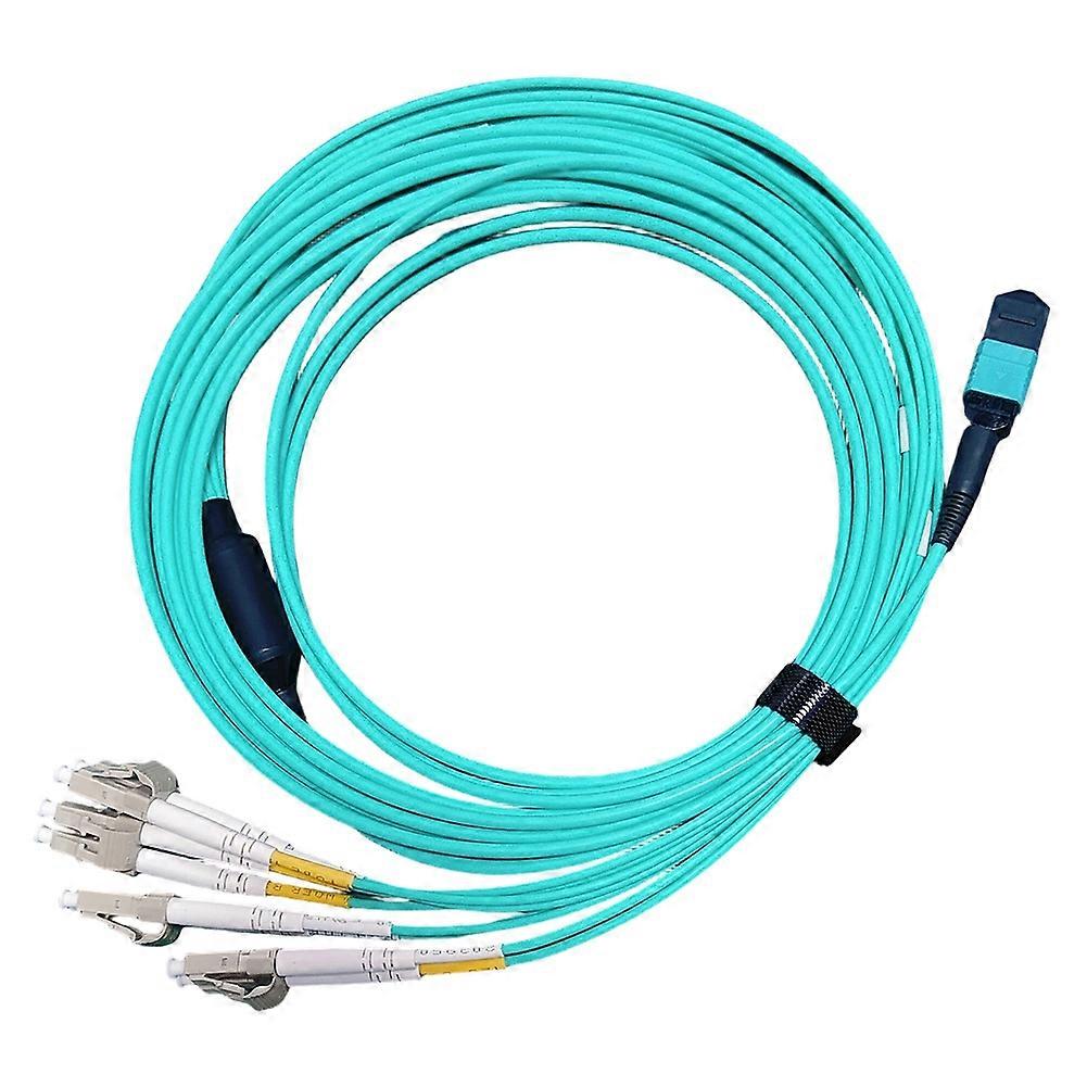 10g 8-adriges Multimode-glasfaser-verlängerungskabel Mpo/pc Auf 8lc Om3, 5 M Patchkabel