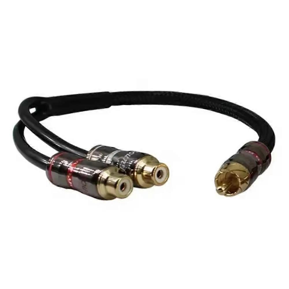 30 Cm Langes Auto-subwoofer-audiokabel Mit Reinen Kupfer-cinch-steckern (männlich/weiblich), Typ-b-pvc-kabel
