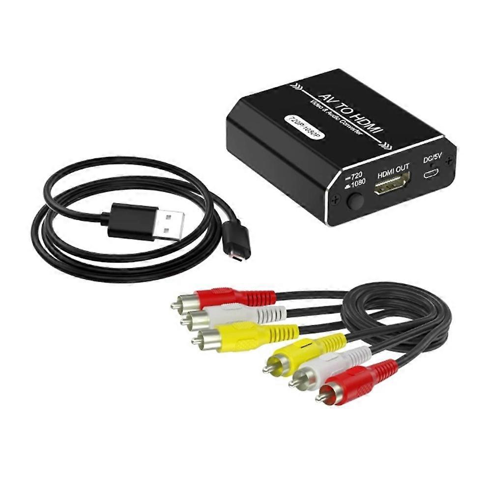 Rca Av-zu-hdmi-konverter, Kompatibel Mit 1080p Hd, Av-zu-hdmi-adapter Mit Kabel Für Spielekonsolen Und Dvd-player