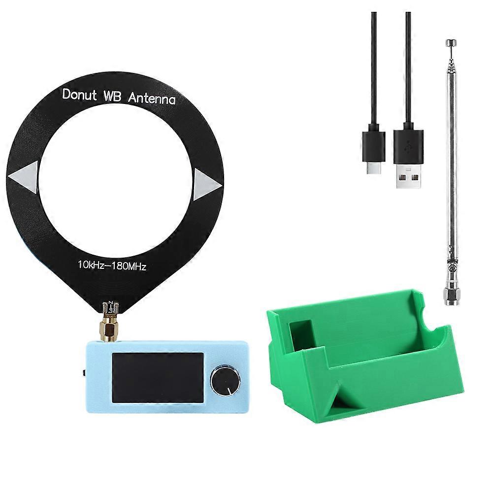 Si4732 Mini-radioempfänger-set + Halterung + Antenne 10 Khz - 180 Mhz, 1,9-zoll-bildschirm, Fm/am/lsb/usb, Kurzwellenradio Si4732