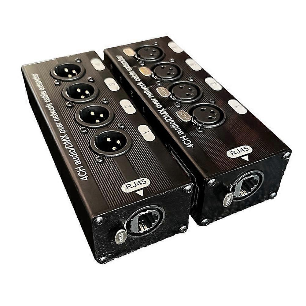 Dmx512 Netzwerkkabelverlängerung: 1 Stecker + 1 Buchse, 4 Kanäle, 3-poliger Xlr-anschluss, Audio Und Dmx.