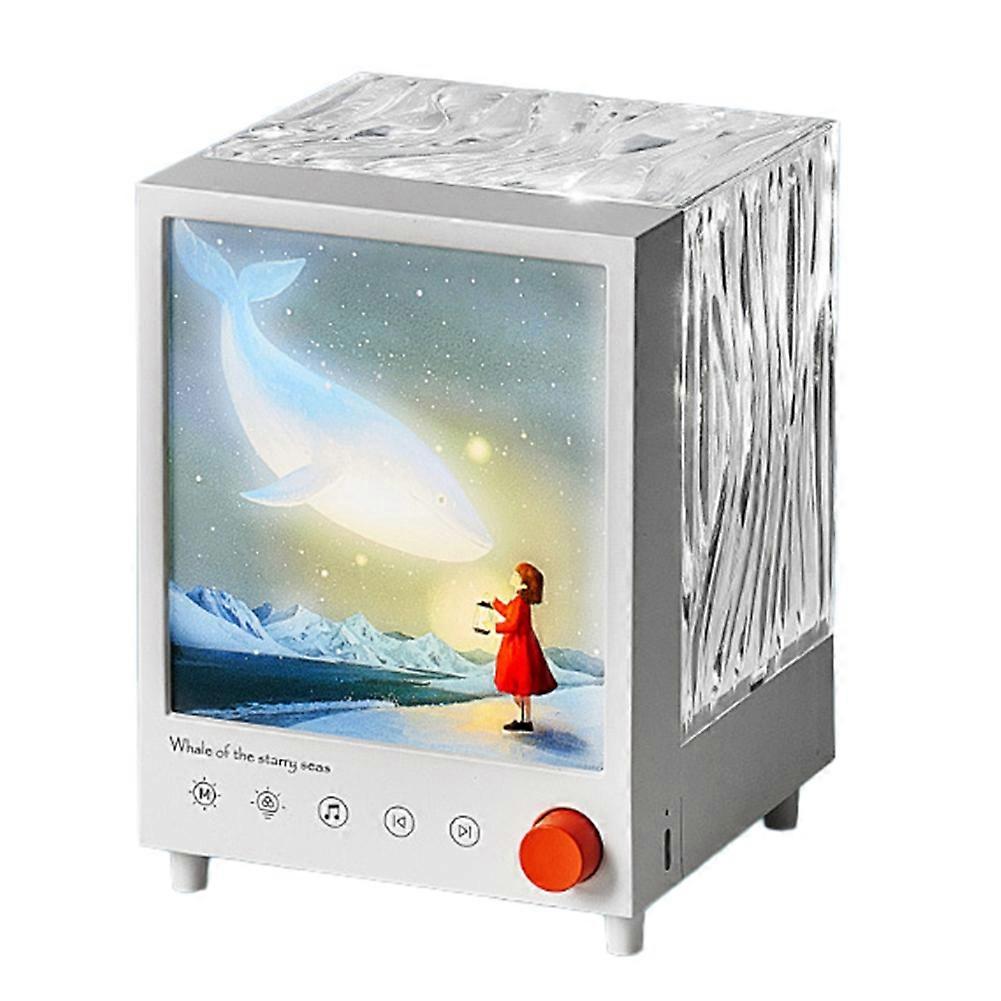 Bluetooth-lautsprecher Mit Weißem Rauschen, Kabellosem Stereoklang Und Lichtprojektor Fürs Schlafzimmer.
