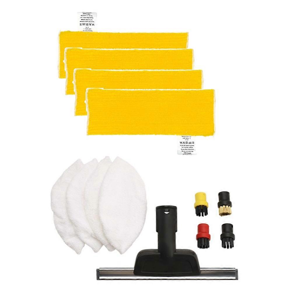 13-teiliges Mikrofaser-dampfmopp-set Mit Bürstenköpfen Für Die Kärcher Easyfix Akku-staubsauger Sc2, Sc3, Sc4 Und Sc5