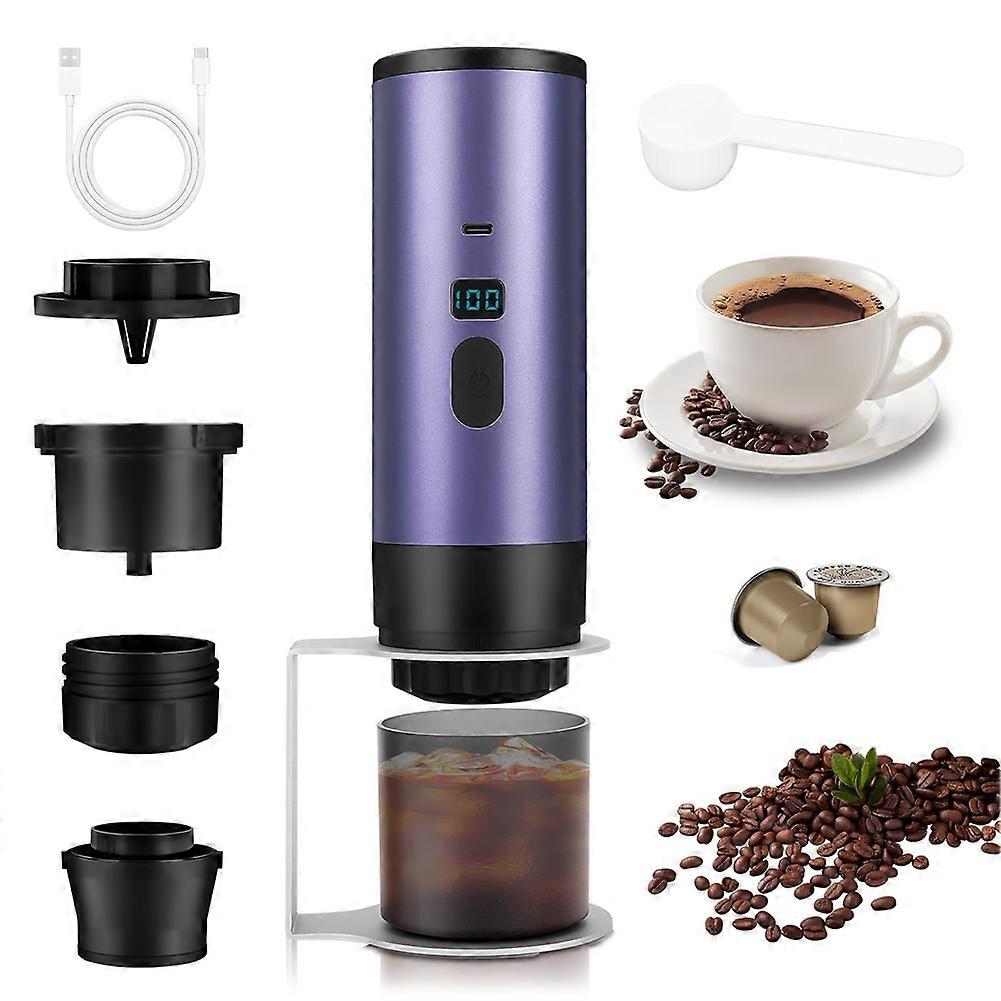 Tragbare Kapselkaffeemaschine, Elektrische Espressomaschine, Kompatibel Mit Nespresso Dolce Gustos Kapseln Und Gemahlenem Kaffee.