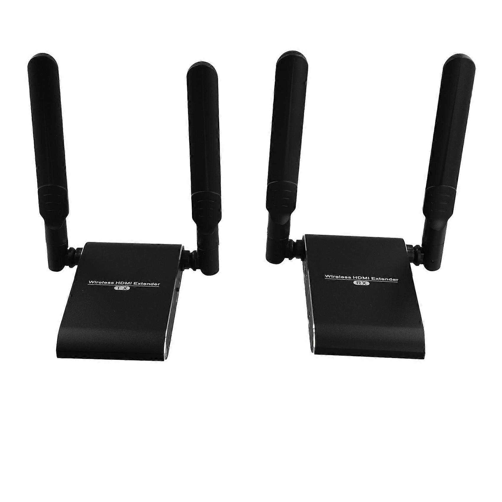 4k Drahtloser Extender-sender Und -empfänger, Kompatibel Mit Hdmi, 150 M Reichweite, Unterstützt 4k Hd-video Für Cctv, Pc Und Satellitenfernsehen (eu-stecker).