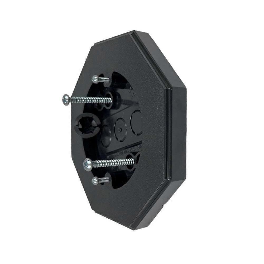 Verkleidungsbefestigungsblock 8161, Vertikaler Achteckiger Montagesatz Für Verkleidungsleuchte Mit Integriertem Gehäuse Für Glatte Und Ebene Außenflächen.