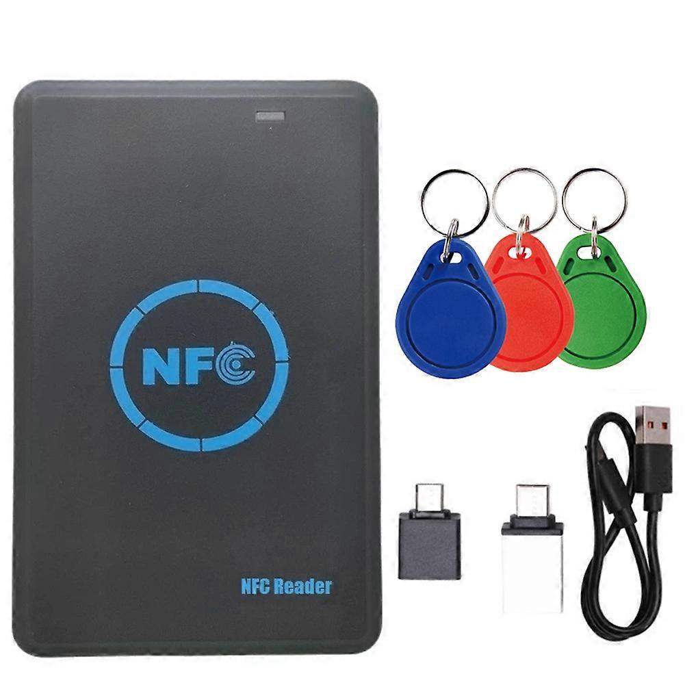 Rfid-chip-duplikator Mit 5 Frequenzen + Nfc-schlüsselanhängerleser Mit 3 Uids, 125k Hid-/13,56m Ic/id-kopierer, 125k Token-schreiber