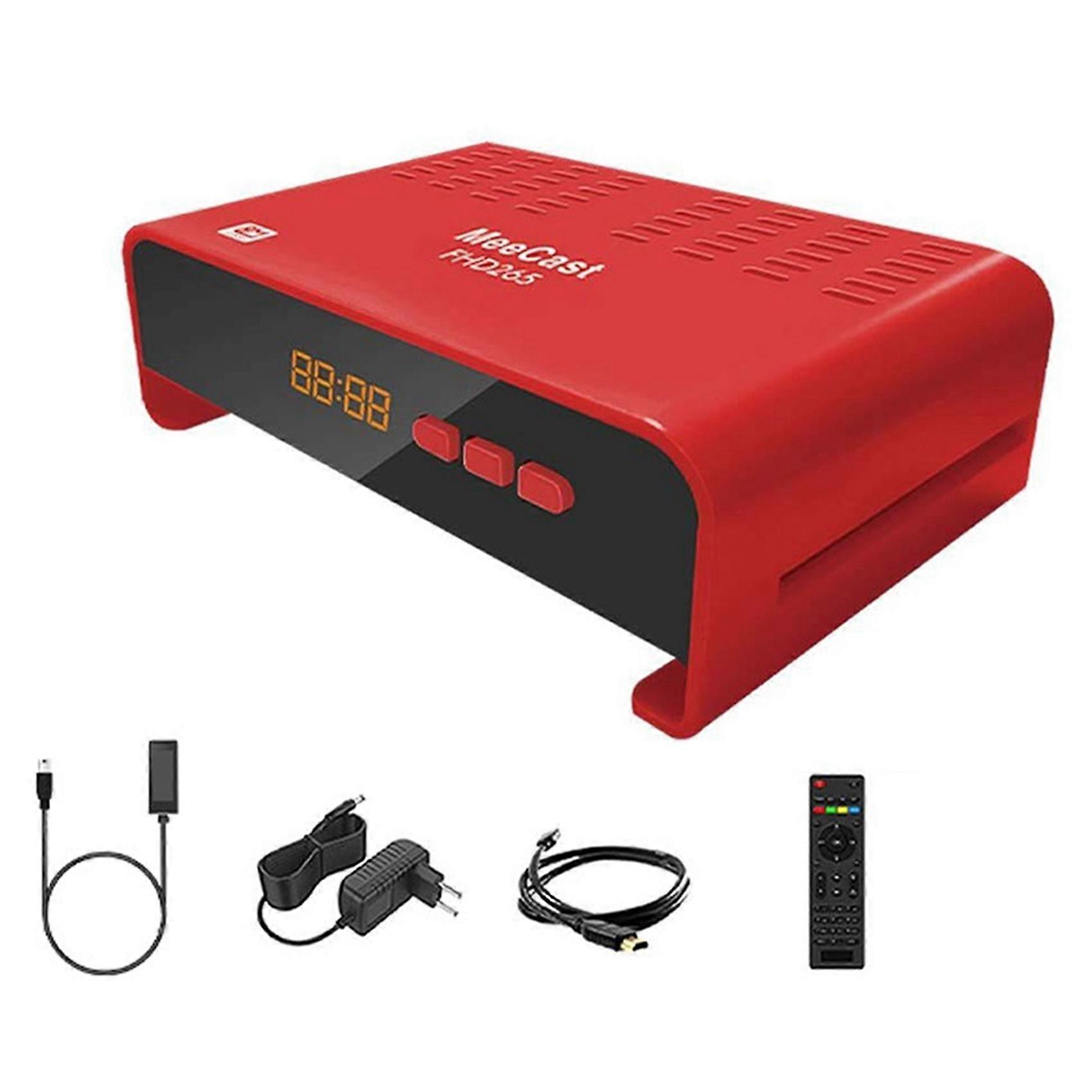 Mini-satellitenfernsehreceiver – Usb-digitalrekorder Pvr Fta Dvb-s2 H.265 Hevc Full Hd 1080p Smart Meecast Plug-in-digital-satellitendecoder