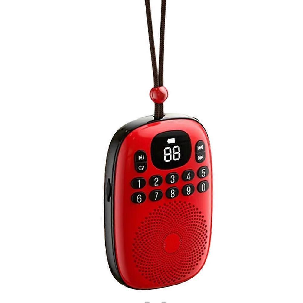 Taschenradio Mit Fm-funktion, Led-bildschirm, Digitalem Radioempfänger, Wiederaufladbar, Bluetooth 5.4, Lautsprecher, Mp3-musikplayer Mit Tf-karte.