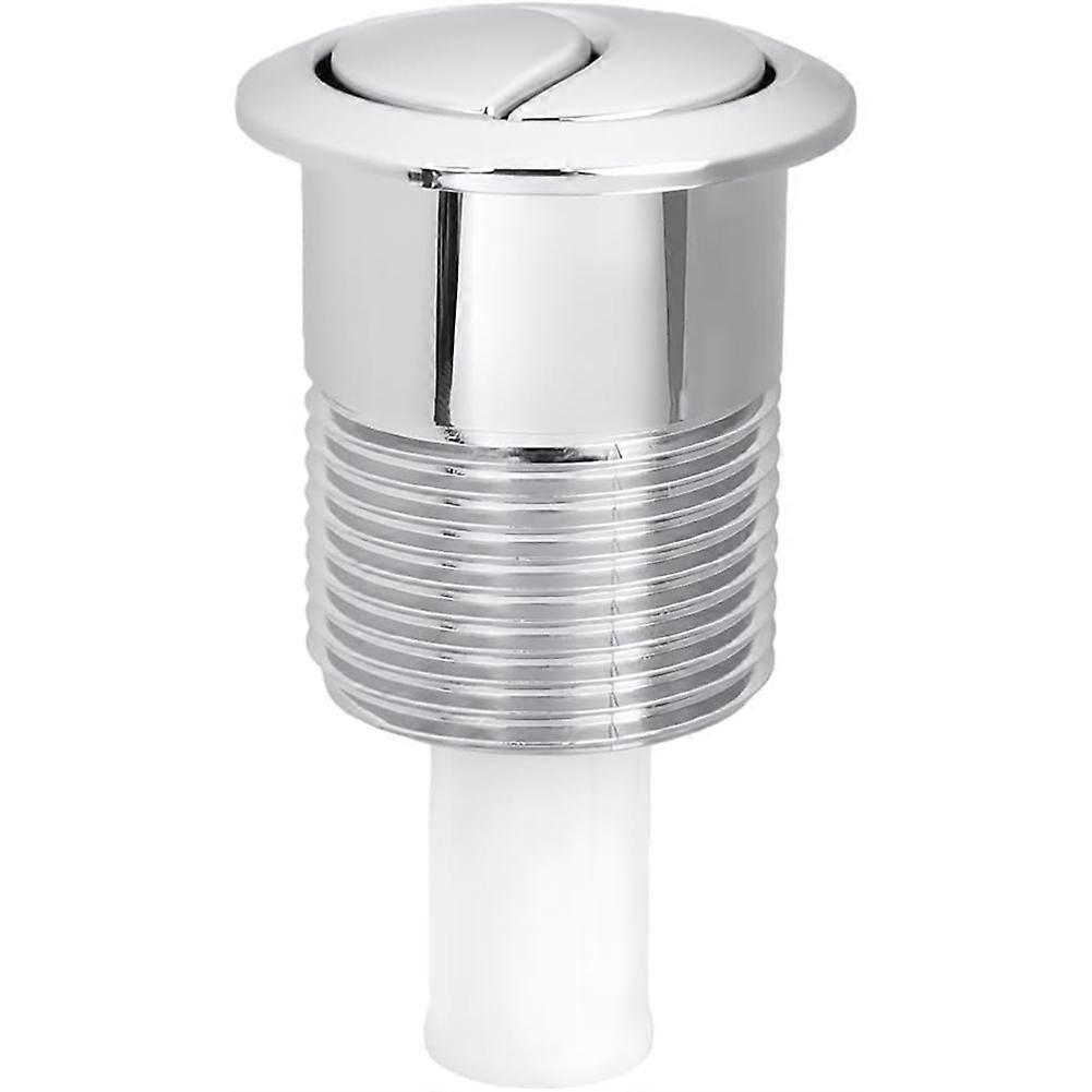 Zweimengenspülknopf, Verchromter Ersatz-druckknopf Für Skipper 45 Toilettenspülventil, Toiletten-druckknopf