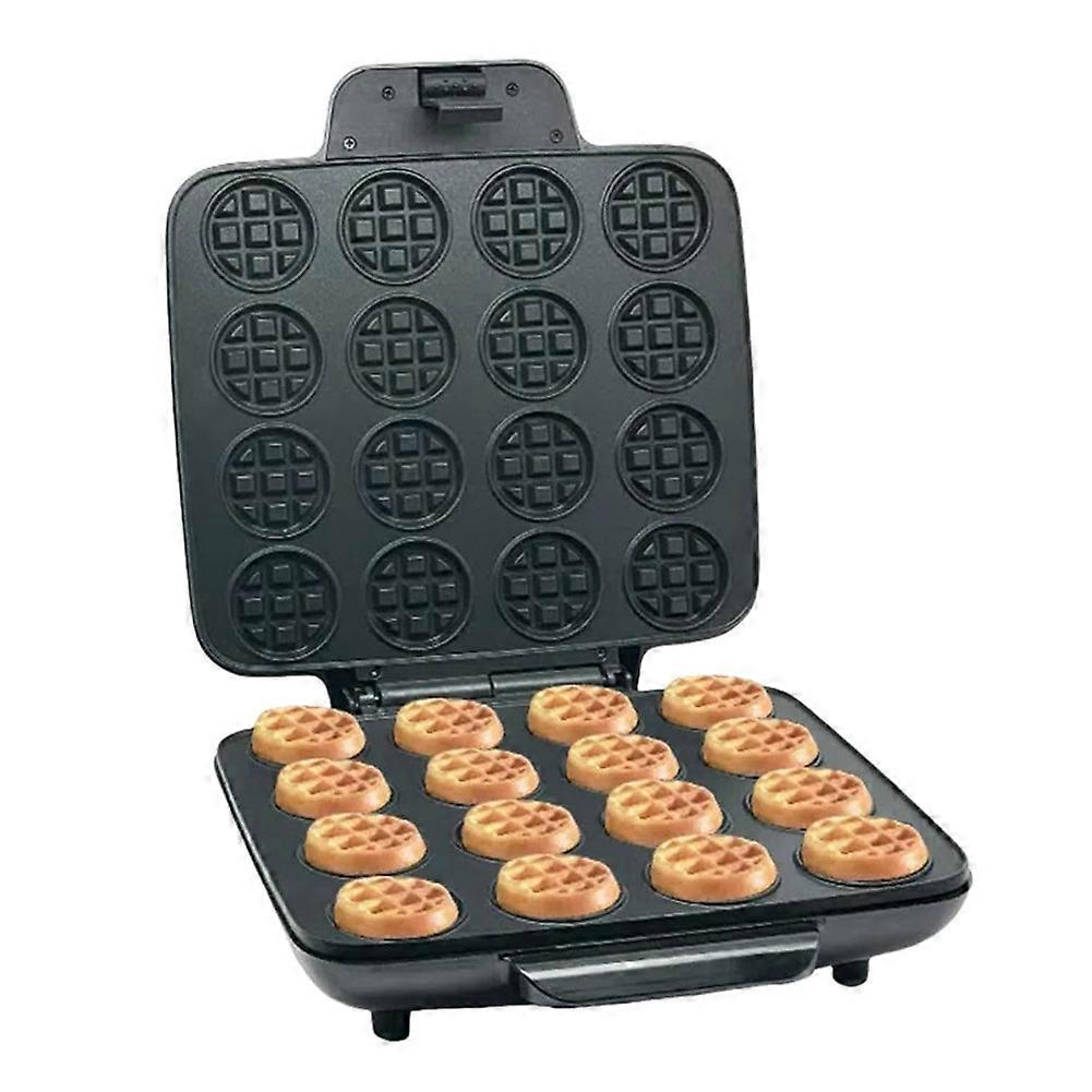Multifunktionales Waffeleisen, 16 Waffelformen, Antihaftbeschichtet, Schnelles Aufheizen, Mini-waffeleisen Mit Antihaftbeschichtung, Europäischer Stecker