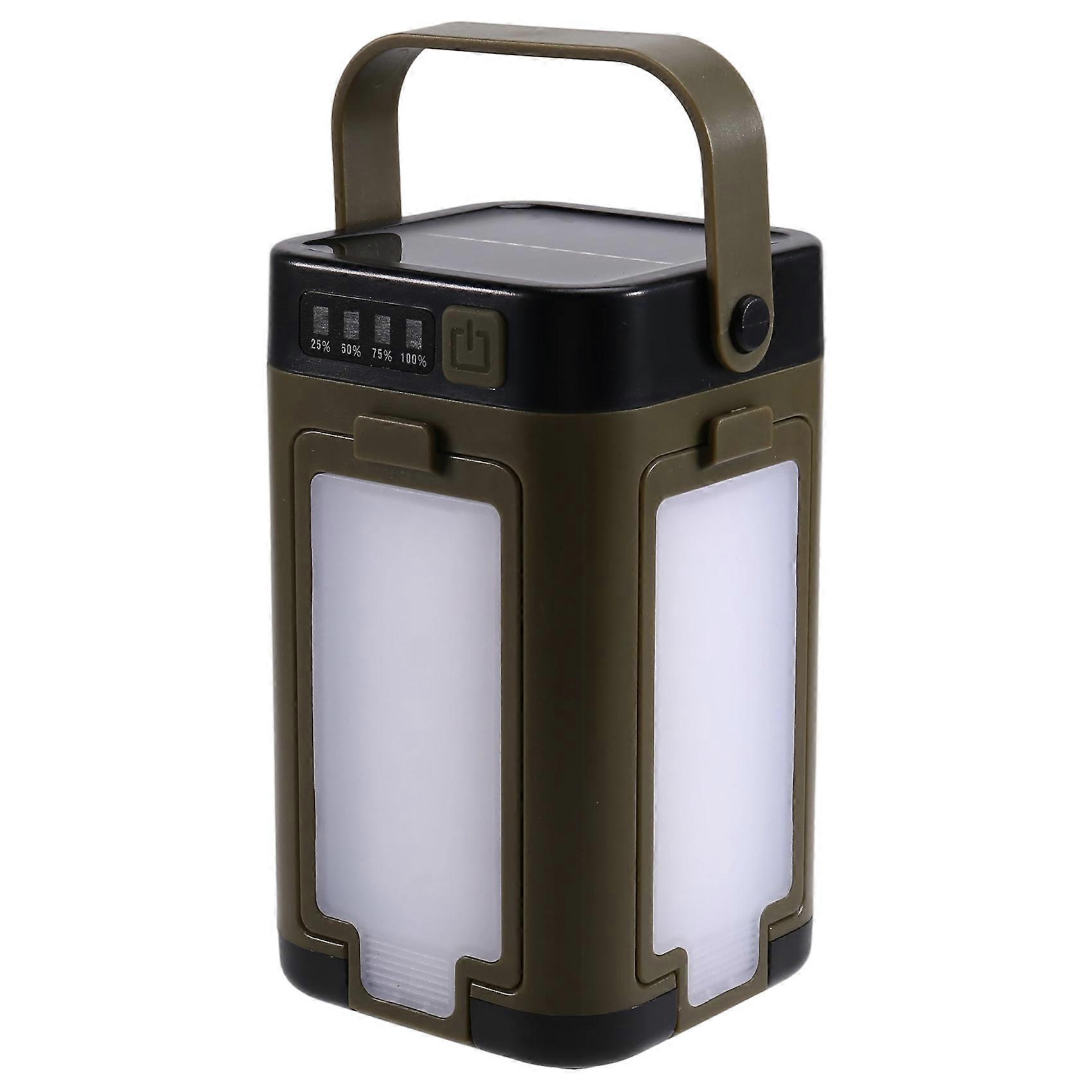 Faltbare Led-campinglaterne, Solaraufladbar, Multifunktional Und Tragbar, Ideal Für Zelte, Stromausfälle Und Notfallsituationen.