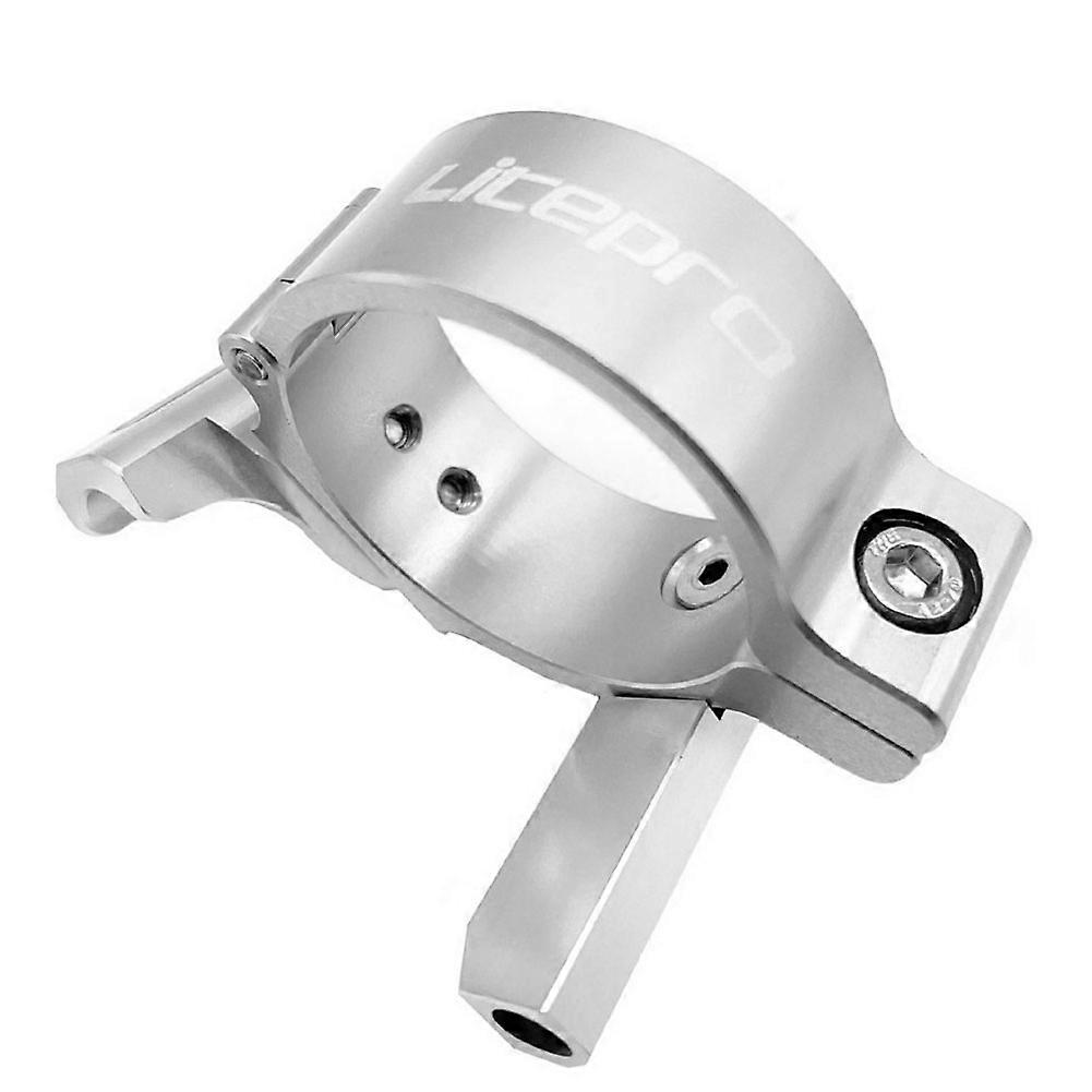Litepro Umwerferklemme Für Birdy Jex Jp8 Faa083 Faltrad, Zweifach-kettenblatt 18/20-fach, Silber