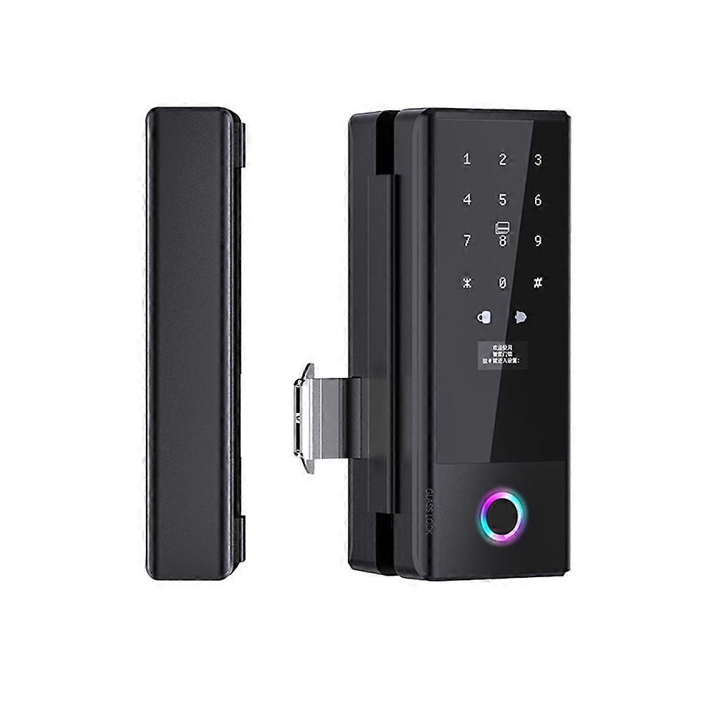 Tuya Smart Home Elektronisches Fingerabdruckschloss Für Glasschiebetüren Mit Fortschrittlicher Biometrischer Zugangskontrolle