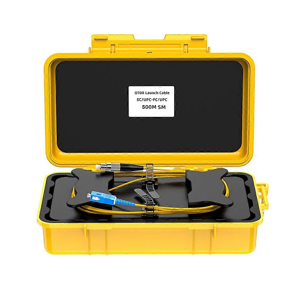 500-m-glasfaser-otdr-startbox, 0,2-dbm-totzoneneliminator, Sc/upc-fc/upc