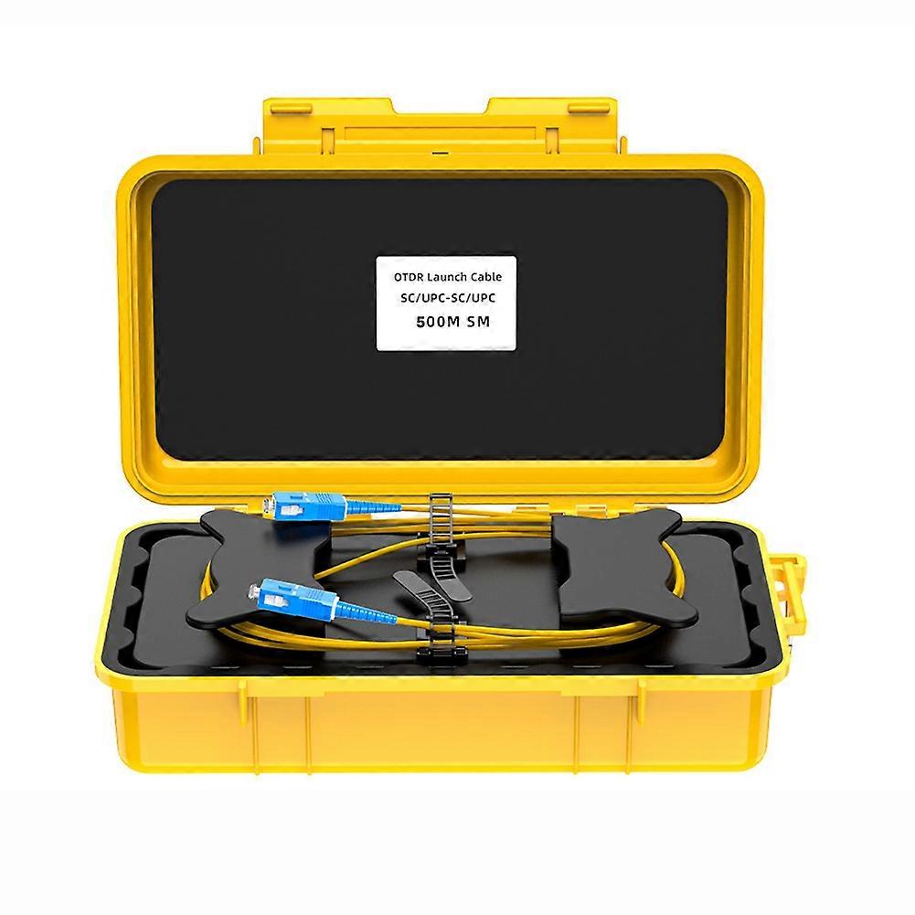 Glasfaser-otdr-startbox Mit 0,2 Dbm Totzoneneliminator, 500 M Reichweite (optional). Otdr-totzoneneliminator Sc/upc-sc/upc